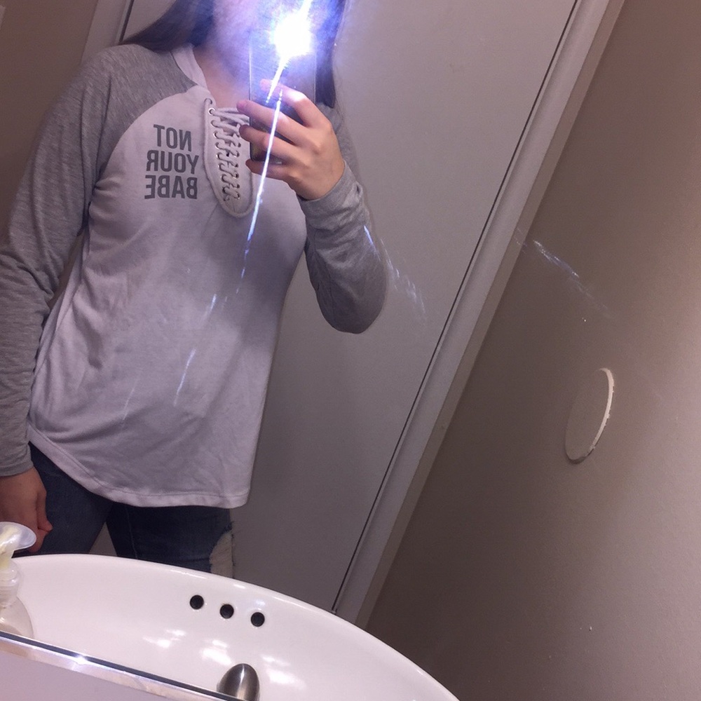 Women’s Rue 21 Small “Not Your Babe” Sweatshirt.